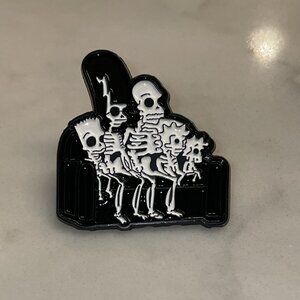 *♪ The Simpsons Treehouse of Horror Skeleton Pin - Creepy Cool *♪